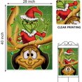 thumbnail image 2 of Home Decorative Christmas Holiday House Flag, Xmas Santa Reindeer Garden Yard Lawn Party Outside Decoration, Winter Farmhouse Outdoor Large Vertical Burlap Decor Double Sided 28 x 40, 2 of 5