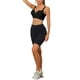 thumbnail image 2 of SOSTEN CHIC para Mujeres Sujetador Deportivo de Impacto Medio Sin Aros con Almohadillas Cuello en V Profundo Bras de Fitness XL Negro, 2 of 4