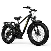 SOHAMO Electric Bike for Adults, 750W Beach Snow E Bikes, 48V 20AH Battery, 26 Inch Mountain Bike for Men, Shimano 7 Speed UL2849
