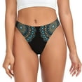 thumbnail image 1 of Fotbe Mandala Tanga Sin Costuras para Mujer con Estampado – Panties Invisibles, Transpirables y Cómodos para Uso Diario-Small, 1 of 6