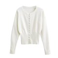 thumbnail image 1 of Cardigan en Tricot pour Femmes, Boutonné, Net et Confortable, Milano le Week-End, 1 of 5