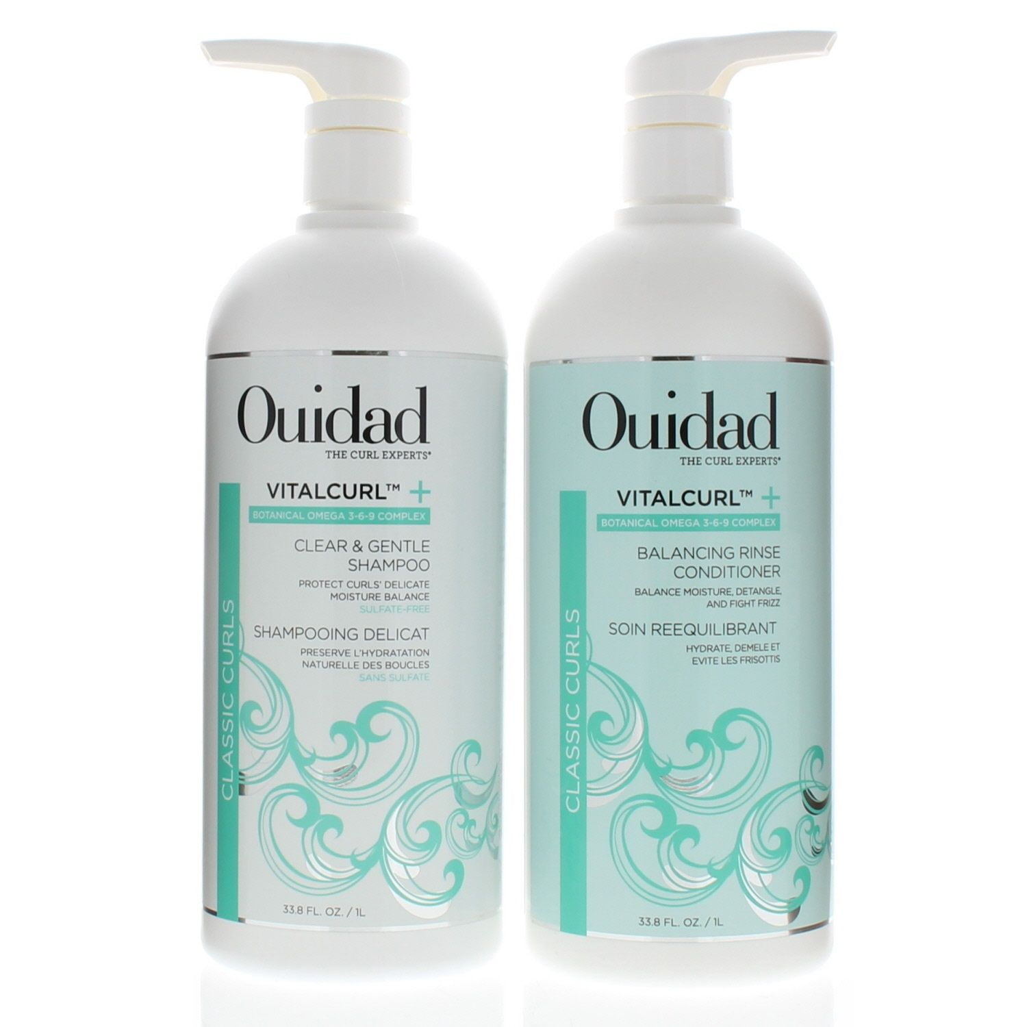 Ouidad VitalCurl+ Clear and Gentle Shampoo and Balancing Rinse