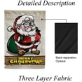 thumbnail image 4 of SKYSONIC Christmas Greetings from Santa Double Side Print Garden House Sports Flag 12x18 in Polyester Decorative Flag Banner for Outside House Flowerpot, 4 of 7