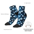thumbnail image 6 of Naloa Ice Blue Heart Ankle Socks for Women Non Slip Socks No Show Socks Classic Low Cut Casual Socks Casual Socks, 6 of 7