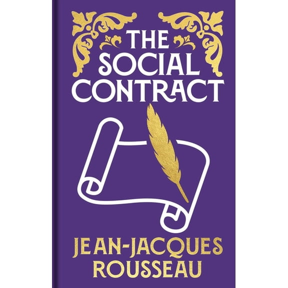 Arcturus Ornate Classics The Social Contract: Gilded Pocket Edition, (Hardcover)