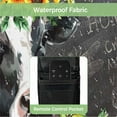 thumbnail image 4 of Outdoor TV Cover 40 to 43 Inches, Cow Sunflower Plant Farm Flower Black Background Waterproof and Weatherproof TV Cover with Remote Control Pocket, Flat Screen TV Cover Protector for Outside TV, 4 of 6