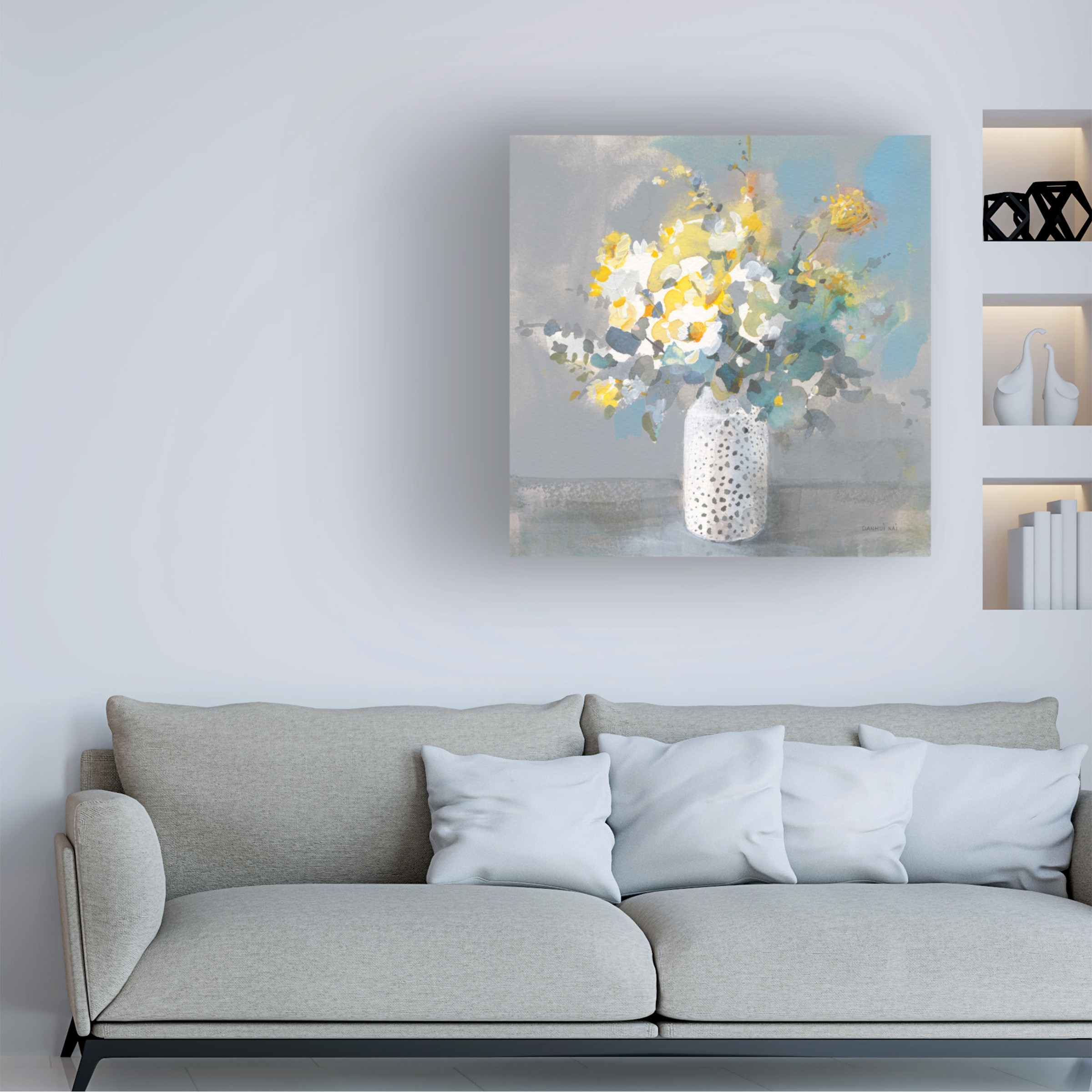 Danhui Nai 'Touch of Spring I' Canvas Art