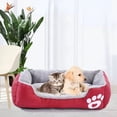 thumbnail image 3 of Large Pet Cat Dog Bed Square Plush Kennel Summer Washable Cat Mat Waterproof Mattress Pet Cushion Medium Large Dogs Pet Supplies ShopWise Round, 3 of 12