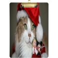thumbnail image 1 of FMSHPON Cat Christmas Clipboard Hardboard Wood Nursing Clip Board and Pull for Standard A4 Letter 13x9 inches, 1 of 7