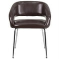 thumbnail image 5 of Flash Furniture Fusion Series Contemporary Brown LeatherSoft Side Reception Chair, 5 of 5