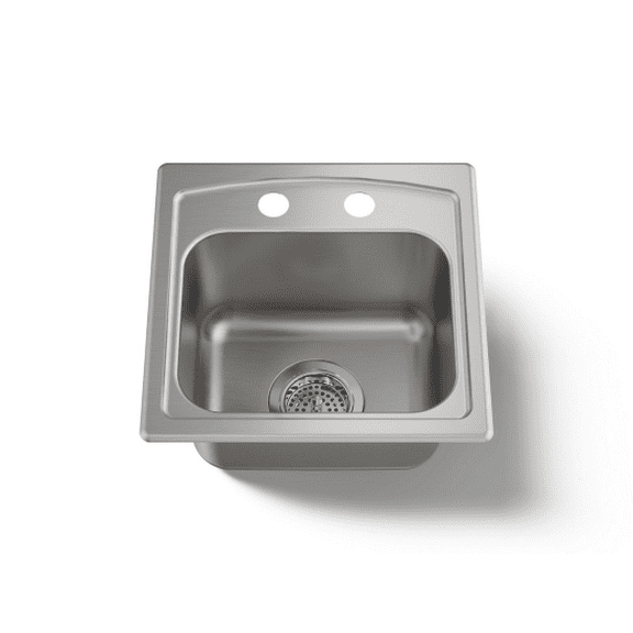 Kohler 15' top-mount single-bowl bar sink