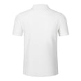 thumbnail image 5 of StSilkitty Men's 2 Piece Casual Outfits Solid Color Short Sleeve Collared V Neck Shirts and Drawstring Shorts Sets Lightweight Comfy Set, 5 of 6