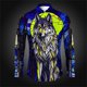 thumbnail image 1 of Camisa informal cómoda para hombre con diseño de lobo y ventana teñida, camisa de manga larga con solapa para fiesta en la calle Vaion, primavera y verano, ropa para hombre, 1 of 6