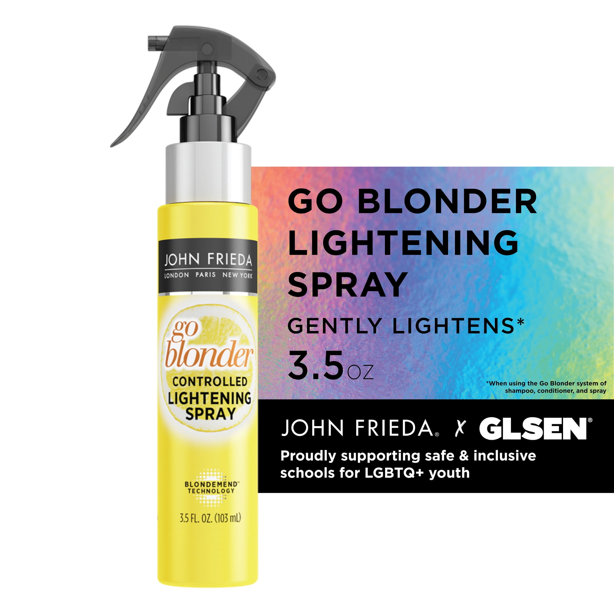 John Frieda Sheer Blonde Go Blonder Controlled Hair Lightener, 3.5 fl oz
