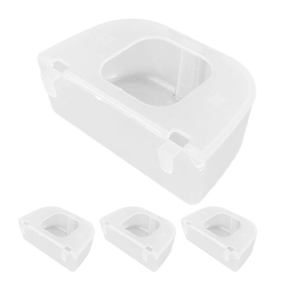 Comedero para pájaros (4 unidades), antiderrames, para jaula de palomas, accesorios para periquitos, herramientas colgantes para cacatúas