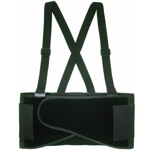 LYD Elástico Back Brace Cinturón de soporte lumbar Correas ajustables, Negro, M-XL LYD Cinturón de soporte lumbar