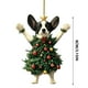 thumbnail image 3 of Seyotauo Cute Pet Pattern Acrylic Christmas Ornaments 3.15x3.15 Inch Double-Sided Pattern, Easy to Hang Christmas Tree Decorations Indoor, Festive Holiday Christmas Decor Gifts for Family Colleagues, 3 of 9