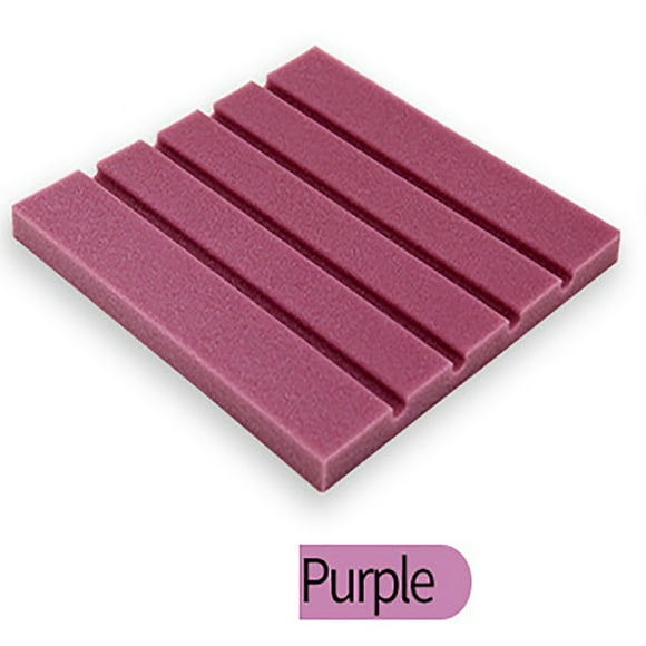 Acoustic Foam Soundproof Sponge, Sound Absorption Panel, Durable Polyurethane Material, Versatile KTV Studio, Home Theater Room, Noise Reduction, Sound Treatment, DIY Audio Enhancement | , Purple