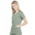 thumbnail image 4 of Cherokee Workwear Professionals Women's Scrubs Top Mock Wrap WW655, 4 of 5
