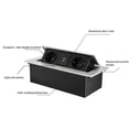 thumbnail image 4 of Monstrate Toma de corriente CA para el hogar, la Oficina y la escuela, dormitorio, armario de cocina, salida impermeable, puerto USB, enchufe Electrónica miscelánea Negro, 4 of 6