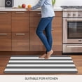 thumbnail image 5 of Grey Stripes Door Mat&nbsp;Indoor Outdoor Entrance, Non Slip Rug for Kitchen Bathroom Entryway Rug, Simple Gray White Texture Washable Doormat Floor Mat for Office Home Decor 24x36 Inch, 5 of 8