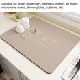 thumbnail image 3 of 3.5mm Thick Anti Slip Bottom Coffee Bar Mat Noise Reduction  Waterproof Dish Drying Mat For Kitchen Dining Room With Hide Stains Protecting Tabletop, 3 of 8