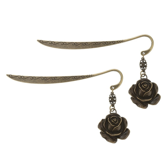 Masteelf 2 Pcs Markers Book Marks for Books Men Antique Bookmark Bookmarks Golden