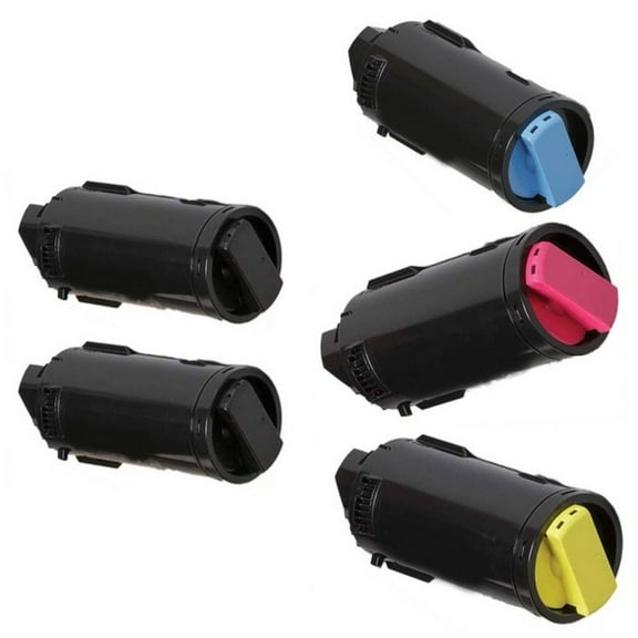 PrinterDash Replacement for VersaLink C500DN/C500N/C505S/C505X Extra High Yield Toner Cartridge Combo Pack (2-BK/1-C/M/Y) (106R03872B1CMY)