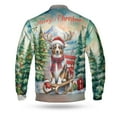 thumbnail image 2 of Merry Christmas Santa Reindeer Antlers Australian Shepherd Sleigh Xmas Winter Holiday All Over Print 3D Baseball Jacket Aussie Dog Lover Gifts Bomber Jacket Softball - 00023, 2 of 6