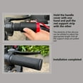 thumbnail image 5 of ZZERHUOO Universal Silicone Handlebar & Lever Grip Covers Wrap Around Motorcycle Grips With Lever Grip Wrap Motorcycle Handlebar Tape compatible with Motorcycle Parts for compatible with Motorcycle, 5 of 7