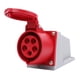 thumbnail image 2 of Conector Eléctrico Zulema Impermeable 16A Zócalo Industrial 5 Pines, 2 of 6