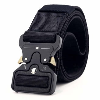 Black Turn-Lock Buckle Belt - Adjustable from 60cm to 100cm Ovekaut Women Skinny Leather Belt,Solid Color Alloy Turn  main image 2