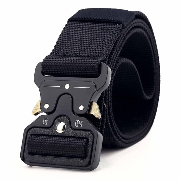 Adjustable Casual Men Waistband Belts Quick Release Buckle Nylon Heavy Duty webbing Belts