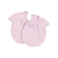 thumbnail image 2 of Gerber Baby Girl Caps & No Scratch Mittens Bundle, 7-Piece (Newborn-0/3M), 2 of 10