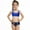 Blue, variant on Uccdo Girls Two Piece Swimsuits Kids Tween Girl Bikini Set Bathing Suit Swimwear 6-14T