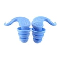 thumbnail image 1 of CSChome Bouchons d'Oreilles Réutilisables Bouchons d'Oreilles de Natation 1 Paire Silicone Étanche Lavable Réutilisable Réduction de Bruit Travail Étude Sommeil Natation Surf Sports Nautiques, 1 of 7