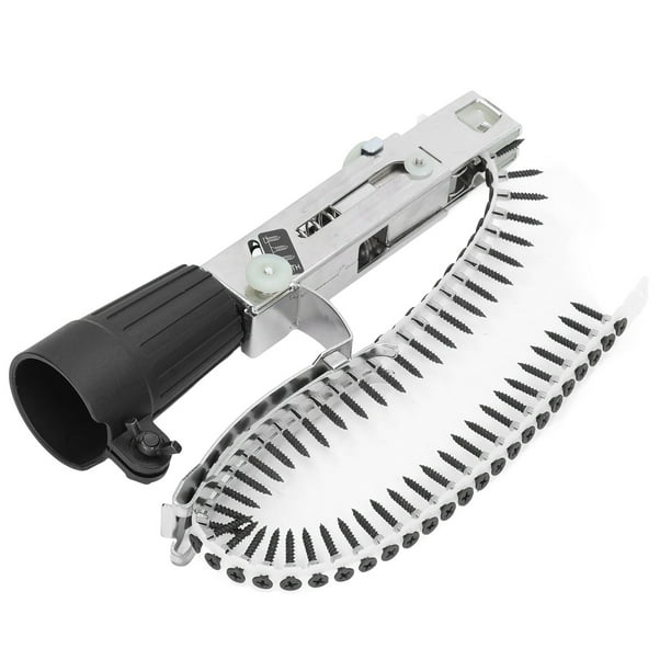 Equipo de ajuste de tornillo de taladro eléctrico recargable potente reutilizable que no se cae carpintería adaptador automático de pistola de clavos para tableros de madera Amonsee No