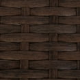 thumbnail image 5 of Lavish Home 3PC Synthetic Rattan  Rattan Patio Furniture Set with Sectional and Table for 3 Adults (Brown), 5 of 14