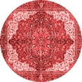 thumbnail image 1 of Ahgly Company Machine Washable Indoor Round Persian Red Traditional Area Rugs, 4' Round, 1 of 4