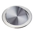 thumbnail image 6 of Steel Flap Flush Recessed Built-in Balance Swing Flap Lid Cover Trash Bin Garbage Can Kitchen Counter Top, 6 of 10