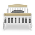 thumbnail image 3 of Delta Children Canton Toddler Bed, Bianca White/Natural, 3 of 6