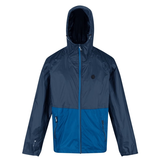 Regatta - Chaqueta Impermeable Pack It Pro para Hombre (Vaquero Luz de Luna, Azul Imperial)