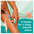 thumbnail image 4 of joy color-changing razor for women, shave kit with 1 handle + 2 razor blade refills, 4 of 20