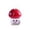 Red, variant on Miniature Ornaments Statue, Loetky Luminous Resin Miniature Statues, Cute Mushroom Figurines for Fairy Gardens, Room, Courtyard & Garden Decor