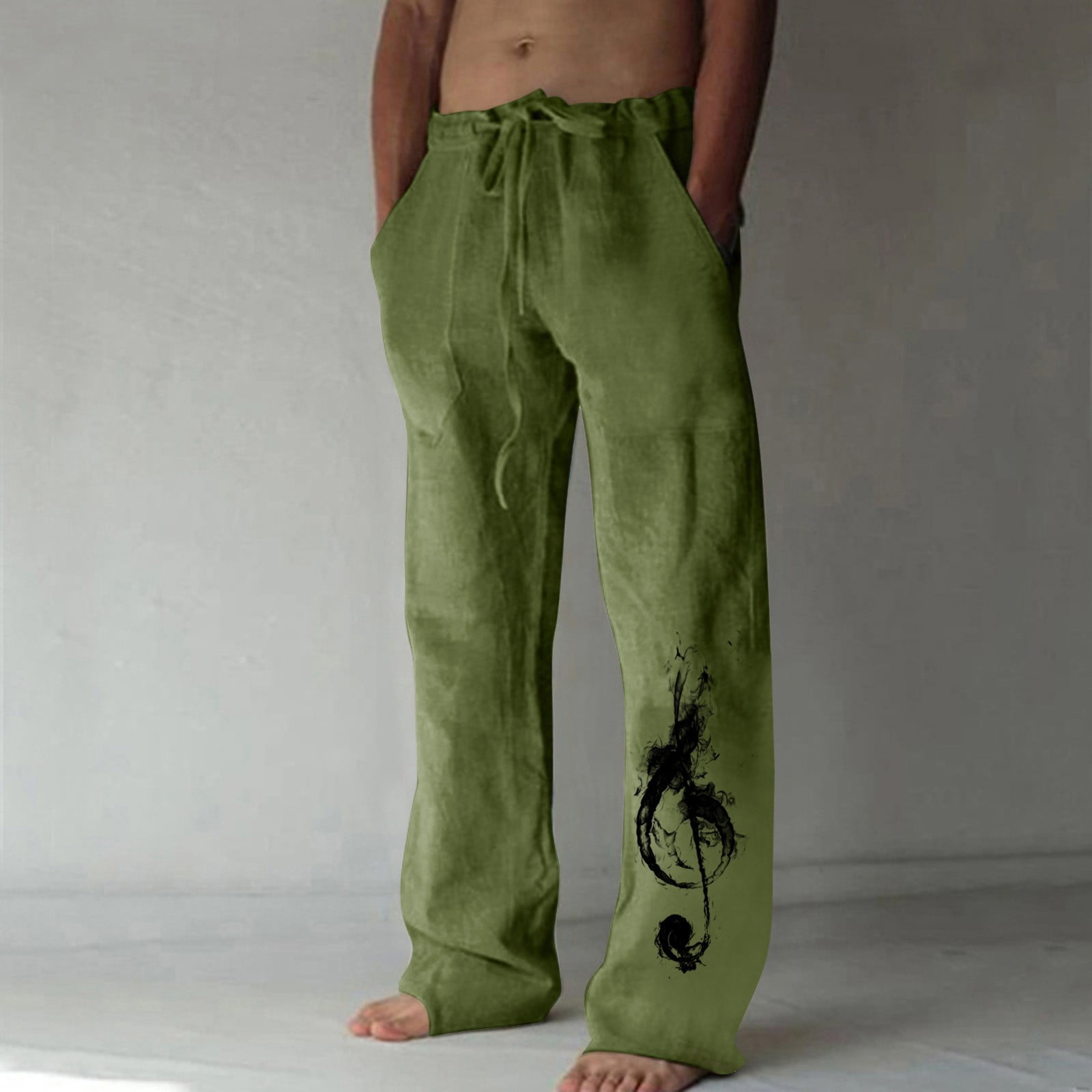 Men's Casual Pants for Everyday Wear Slim Fit Japanese Sports
