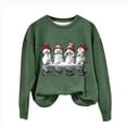 Sweatshirts for Women Clearance under 10.00 Christmas Long Sleeve