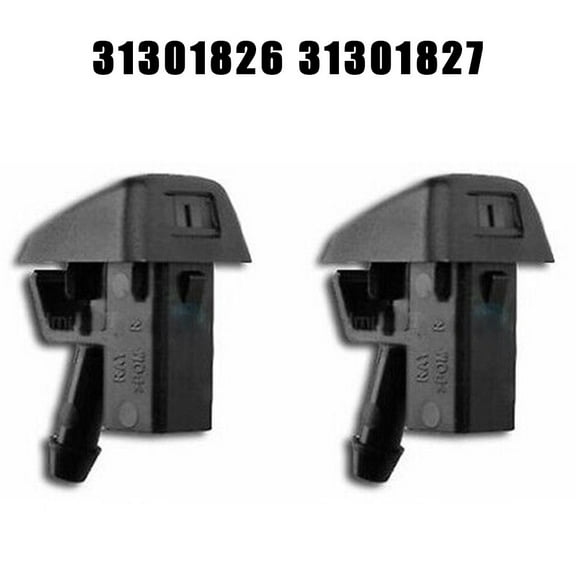 Pair Windscreen Washer Jets For Volvo S60 Xc60 S80 Xc70 V70 31301826 31301827