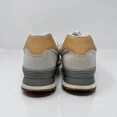 thumbnail image 5 of New Balance 574 Core Sneakers Mens 8 Gray Tan Suede Mesh Retro Running, 5 of 5