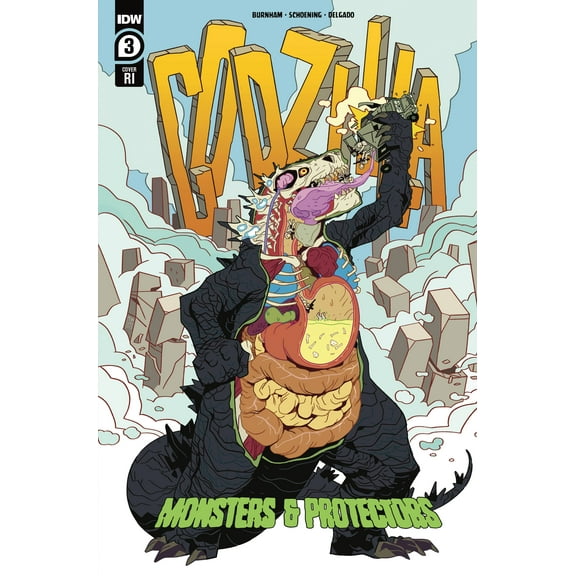 Godzilla: Monsters And Protectors #3RI VF ; IDW Comic Book