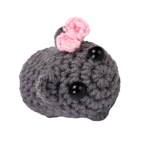 Lovely Plush Keyring Toy, Handcraft Crochet Keychain Toy for Bag Decoration Gift